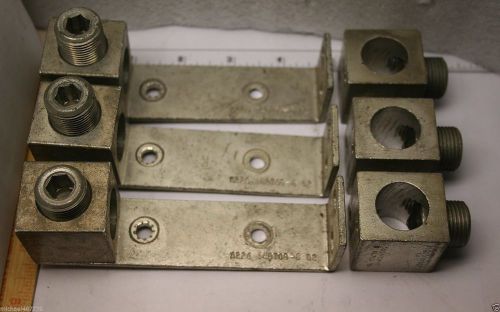 (LOT 6) ILSCO D 1807 CA-7 LUG Blocks 500 MCM -0 AL7CU with 3 Block Strip