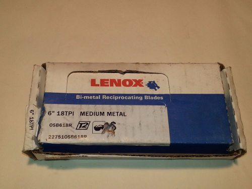 Lenox Metal Cutting Reciprocating Saw Blade - 18 TPI 6&#034; X 3/4&#034; X .035&#034; 50-Pack