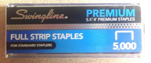 Swingline staples s.f.4 premium 5000/box full-strip chisel pt 4 standard stapler for sale