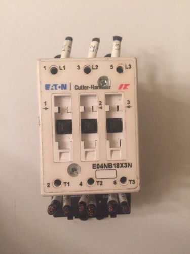 Eaton E04NB18X3N Contactor W/ Control Coil E02NBXCXNN