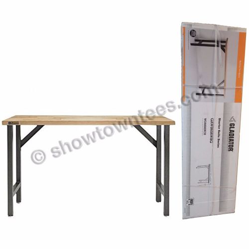 Gladiator GAWB65RWBG Starter Suite 65-Inch Rubberwood Top Workbench NEW