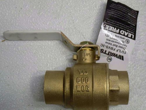 Lot Of 8 LFFBVS-3C, 1-1/4&#034; Full Port Sweat Ball Valve, Lead Free