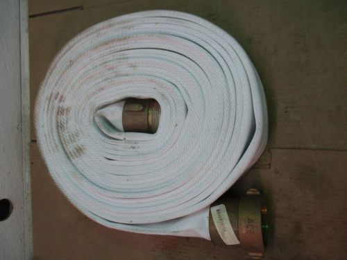 Fire hose 2 1/2&#034; x 50ft #5181034d boston reel king w/brass national std new for sale