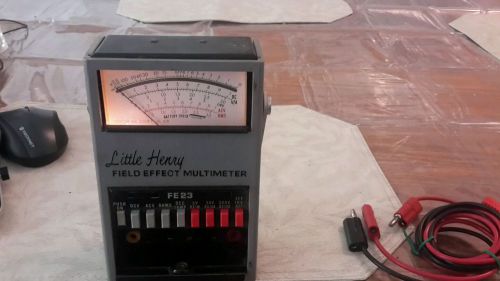 VINTAGE Little Henry Field Effect Multimeter Model Number FE23