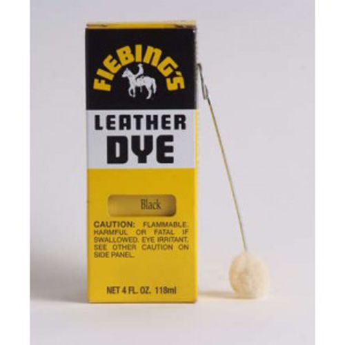 Fiebings Leather Dye Black Alcohol Based 4oz