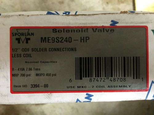 Sporlan Valve Company ME9S240 Sporlan Solenoid N.C. 1/2&#034; ODF