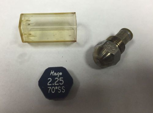 HAGO 2.25 GPH 70° SS SEMI SOLID NOZZLE (22570SS, 22990, 030G2253)