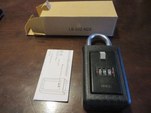 Letter combination lock box / lockbox / keysafe / key safe / home realty realtor for sale