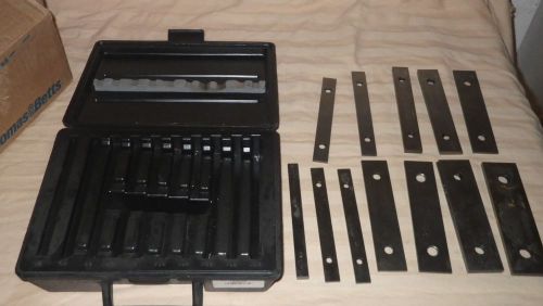 Z9980B PRECISION MACHINIST&#039;S PARALLEL SET - 17 PIECES - 3 MISSING