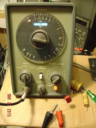 EICO 955 In-Circuit Capacitor Tester - Re-Capped, Tested &amp; Working