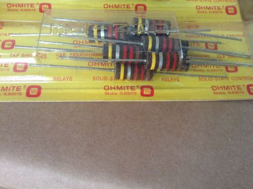 Ohmite Little Devil, 2 Watt 1.2K Ohm 10%, Carbon Composition Resistors NOS 10x