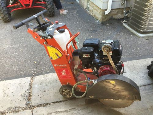 Husqvarna FS400LV 18&#034; Walk Behind Concrete Saw W/ 16&#034;diamond Blade Used