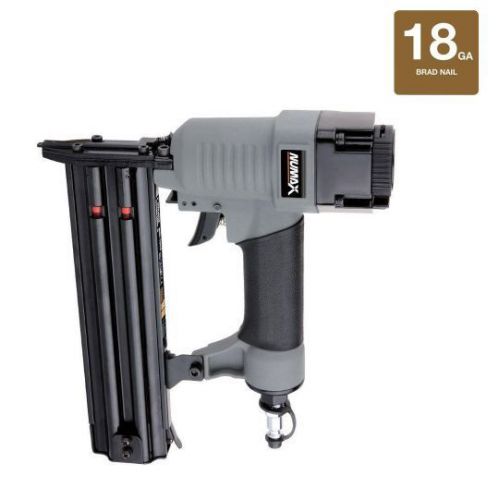 NuMax Pneumatic 18-Gauge Aluminum Side-Load Air Gun, Door, Molding Brad Nailer