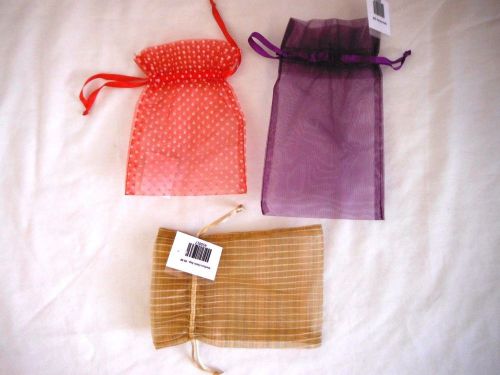 Drawstring Organza Bags