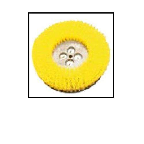 19&#034; Cimex Yellow Polypropylene Stiff  Brushes - Set of 3 - 4804