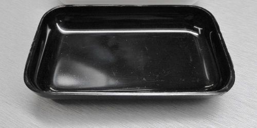 Black plastic tray for diamonds beads stones small open tray 4&#034;x2-1/2&#034; rectangle for sale