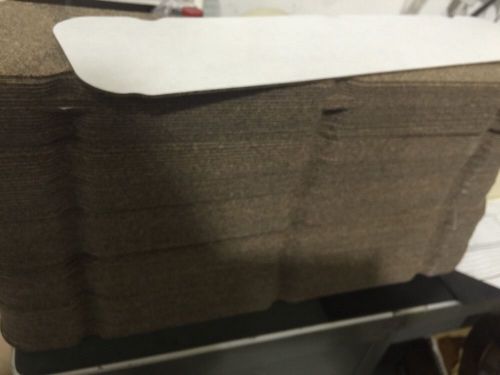 Cork and rubber sheets 4&#034;1/2&#034; x  20&#034;1/2&#034;psa one side peel and stick 1/8&#034; thick for sale