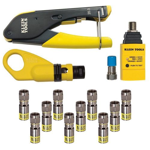 Klein Tools VDV002-818 Coax Installation and Testing Kit