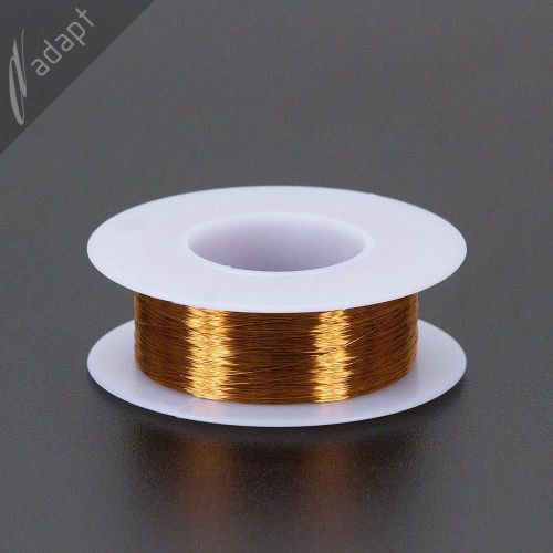 Magnet Wire, Enameled Copper, Natural, 36 AWG (gauge), 130C, ~1/8 lb, 1550&#039;  HPN