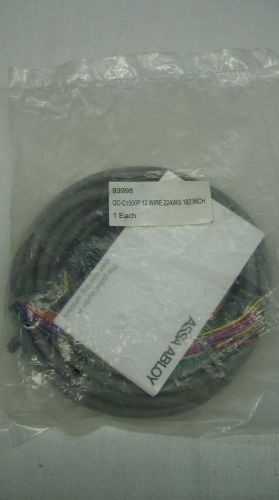 MCKINNEY / ASSA ABLOY RETROFIT CABLE QC-C1500P ~ 12 WIRE 22 AWG 15&#039;2&#034;  *NEW*