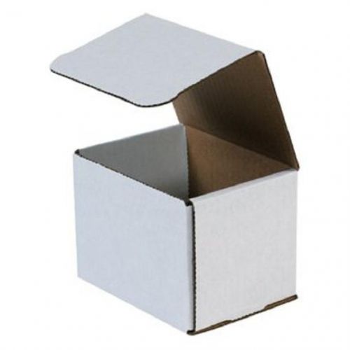 Corrugated Cardboard Shipping Boxes Mailers 5&#034; x 4&#034; x 4&#034; (Bundle of 50)