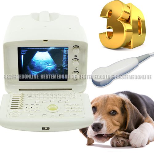 Veterinary VET Ultrasound Scanner machine w Micro-Convex Probe 5.5/6.5/7.5mhz