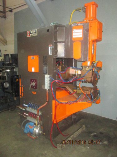 24&#034; TAYLOR WINFIELD 150 KVA SEAM WELDER W/ LATE MODEL RETROFIT CONTROLS, ETC