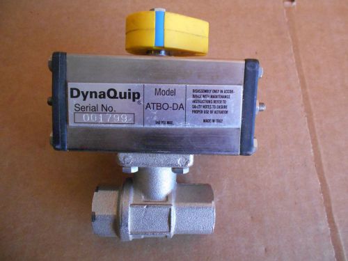 DYNAQUIP MODEL ATBO-DA PNEUMATIC BALL VALVE