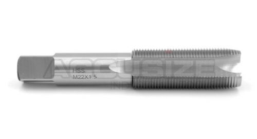 M22x1.5 Metric HSS Sprial Point Tap, ANSI, Ground, 3 Flute, D6, #SPT-22M-150