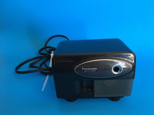 Panasonic  Electric Pencil Sharpener Black Desktop Office Model KP-310