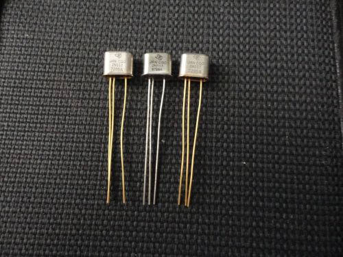 3PCS JAN 2N117 MIL SPEC. SILICON NPN TRANSISTOR