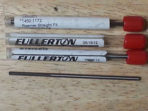 FULLERTON TOOLS 1450.1172 REAMER STRAIGHT FIT 4 FLUTE 145001