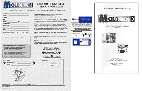 MOLDetect? - One Sample Mold Test Kit W/ Complete Lab Analysis &amp; Free