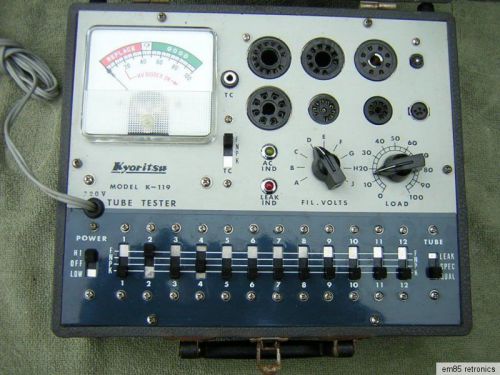 KYORITSU K-119 Tube valve tester for radio , amp