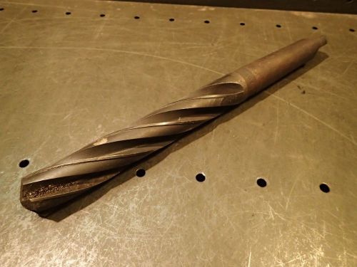 National 1-9/32&#034; 4-Flute Drill Bit 7&#034; Long Flutes Morse Taper #4 Shank MT4 4MT