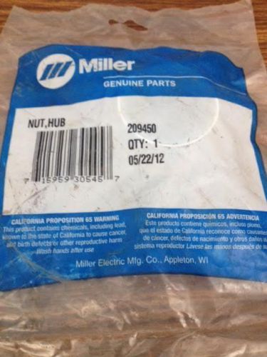 Miller Part Number 209450 NUT,HUB for Suite Cases 12VS