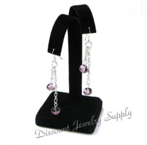 Black Velvet Adustable Arm Earring Display Stand