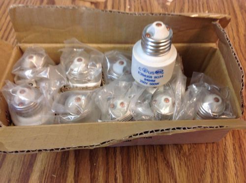 Lot 8 Porcelain Lampholder Lamp Holder Adapter Extension 4KV 250V 660W