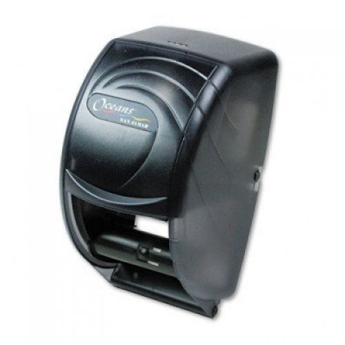 San Jamar Duett Toilet Tissue Dispenser, 7 1/2 x 7 x 12 3/4, Black Pearl