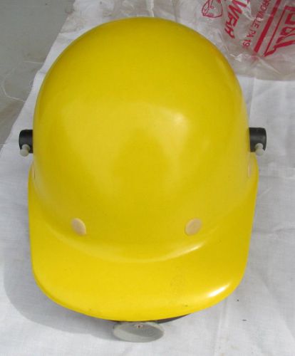 Fibre-metal yellow hard hat - class c - ansi z89.1-1969 - unused in wrapper for sale