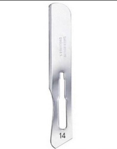 Pack Of 10 Swann Morton Stainless Steel #14 Dermaplaning Blades