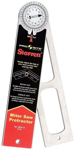 Starrett 505a-12 prosite 12-inch dial protractor for sale