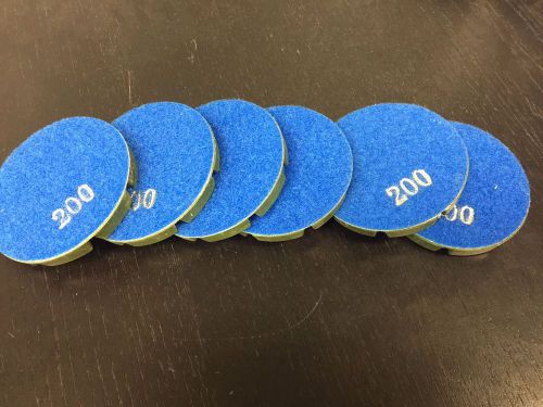 3&#034; 200 Grit Polishing Pads