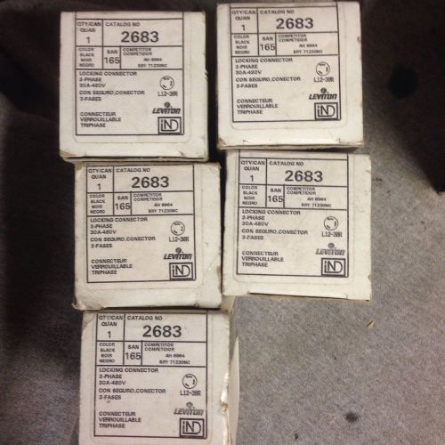 Leviton 2683 Lot Of 5. NEW