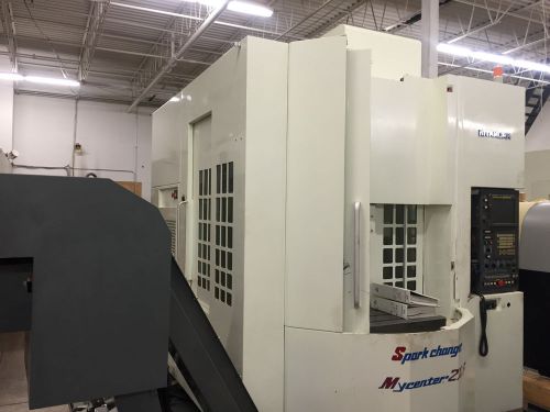 2006 kitamura mycenter 2xif sparkchanger cnc vertical machining center - 20 rpm for sale