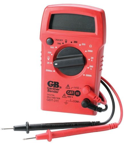 Gardner Bender  GDT-311 Digital Multimeter, 500 Volt