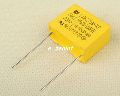 10pcs 1.0UF 275V Polypropylene Safety Capacitor Perfect 1.0UF 275V