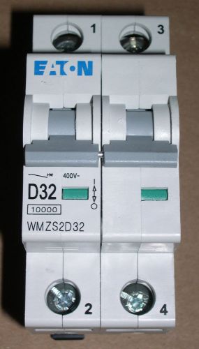 Eaton, 32a, 2-pole circuit breaker, wmzs2d32 for sale