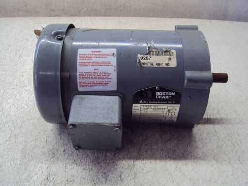 Boston gear .75 hp motor 1725 rpm, 208-230/460 volt, 3 phase (used) for sale