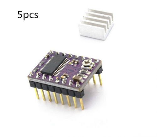 5pcs stepstick stepper driver drv8825 for reprap prusa mendel 3d printer for sale